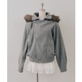 ファーフード付ライダース風ジャケット | RMAF　NICE CLAUP / OLIVE des OLIVE | 詳細画像30 