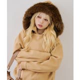 ファーフード付ライダース風ジャケット | RMAF　NICE CLAUP / OLIVE des OLIVE | 詳細画像2 