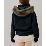 ファーフード付ライダース風ジャケット | RMAF　NICE CLAUP / OLIVE des OLIVE | 詳細画像33 
