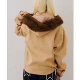 ファーフード付ライダース風ジャケット | RMAF　NICE CLAUP / OLIVE des OLIVE | 詳細画像6 