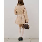 衿ファープリーツ女の子コート | RMAF NICE CLAUP / OLIVE des OLIVE | 詳細画像8