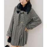 衿ファープリーツ女の子コート | RMAF NICE CLAUP / OLIVE des OLIVE | 詳細画像27