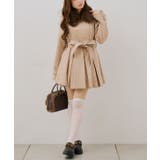 衿ファープリーツ女の子コート | RMAF NICE CLAUP / OLIVE des OLIVE | 詳細画像5