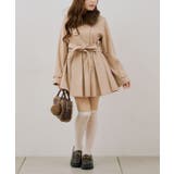 衿ファープリーツ女の子コート | RMAF NICE CLAUP / OLIVE des OLIVE | 詳細画像6