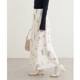 【natural couture】オリジナル花柄Aラインスカート | NICE CLAUP / OLIVE des OLIVE OUTLET | 詳細画像5