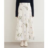 【natural couture】オリジナル花柄Aラインスカート | NICE CLAUP / OLIVE des OLIVE OUTLET | 詳細画像6