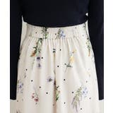 【natural couture】オリジナル花柄Aラインスカート | NICE CLAUP / OLIVE des OLIVE OUTLET | 詳細画像10