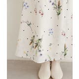 【natural couture】オリジナル花柄Aラインスカート | NICE CLAUP / OLIVE des OLIVE OUTLET | 詳細画像12