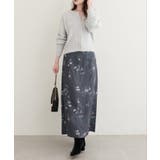 【natural couture】オリジナル花柄Aラインスカート | NICE CLAUP / OLIVE des OLIVE OUTLET | 詳細画像14