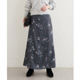 【natural couture】オリジナル花柄Aラインスカート | NICE CLAUP / OLIVE des OLIVE OUTLET | 詳細画像15