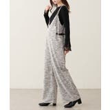 【natural couture】〈ako〉ニットツイードサロペット | NICE CLAUP / OLIVE des OLIVE OUTLET | 詳細画像2