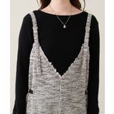 【natural couture】〈ako〉ニットツイードサロペット | NICE CLAUP / OLIVE des OLIVE OUTLET | 詳細画像8
