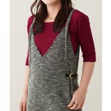 【natural couture】〈ako〉ニットツイードサロペット | NICE CLAUP / OLIVE des OLIVE OUTLET | 詳細画像17