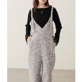 オフ | 【natural couture】〈ako〉ニットツイードサロペット | NICE CLAUP / OLIVE des OLIVE OUTLET