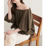 ブラウン | 【natural couture】マルチWAYバルーンブラウス | NICE CLAUP / OLIVE des OLIVE　OUTLET