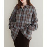 【natural couture】起毛チェックベーシックオーバーシャツ | NICE CLAUP / OLIVE des OLIVE　OUTLET | 詳細画像5 
