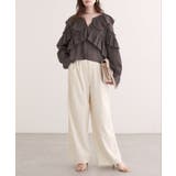 【natural couture】Vネックフリル衿キャンディスリーブブラウス | NICE CLAUP / OLIVE des OLIVE OUTLET | 詳細画像18