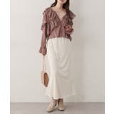 【natural couture】Vネックフリル衿キャンディスリーブブラウス | NICE CLAUP / OLIVE des OLIVE OUTLET | 詳細画像19