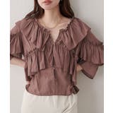 【natural couture】Vネックフリル衿キャンディスリーブブラウス | NICE CLAUP / OLIVE des OLIVE OUTLET | 詳細画像20