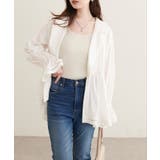 【natural couture】衿付きラップペプラムチュニック | NICE CLAUP / OLIVE des OLIVE　OUTLET | 詳細画像3 