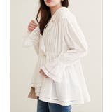 【natural couture】衿付きラップペプラムチュニック | NICE CLAUP / OLIVE des OLIVE　OUTLET | 詳細画像4 