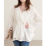 【natural couture】衿付きラップペプラムチュニック | NICE CLAUP / OLIVE des OLIVE　OUTLET | 詳細画像5 