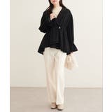 【natural couture】衿付きラップペプラムチュニック | NICE CLAUP / OLIVE des OLIVE　OUTLET | 詳細画像12 