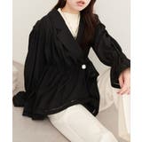 【natural couture】衿付きラップペプラムチュニック | NICE CLAUP / OLIVE des OLIVE　OUTLET | 詳細画像14 