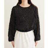【natural couture】キャッチーな波々フリル２WAYブラウス | NICE CLAUP / OLIVE des OLIVE　OUTLET | 詳細画像17 