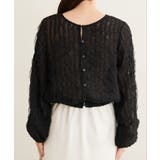 【natural couture】キャッチーな波々フリル２WAYブラウス | NICE CLAUP / OLIVE des OLIVE　OUTLET | 詳細画像18 