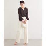 【natural couture】キャッチーな波々フリル２WAYブラウス | NICE CLAUP / OLIVE des OLIVE　OUTLET | 詳細画像22 