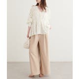 【natural couture】メッシュレースシャツカーデ | NICE CLAUP / OLIVE des OLIVE OUTLET | 詳細画像2