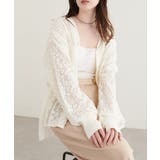 【natural couture】メッシュレースシャツカーデ | NICE CLAUP / OLIVE des OLIVE OUTLET | 詳細画像5