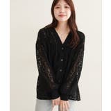 【natural couture】メッシュレースシャツカーデ | NICE CLAUP / OLIVE des OLIVE OUTLET | 詳細画像16