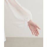 【natural couture】くるみ釦シアーブラウス | NICE CLAUP / OLIVE des OLIVE　OUTLET | 詳細画像2 