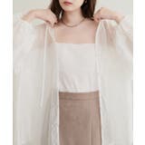 【natural couture】くるみ釦シアーブラウス | NICE CLAUP / OLIVE des OLIVE　OUTLET | 詳細画像6 