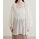 【natural couture】くるみ釦シアーブラウス | NICE CLAUP / OLIVE des OLIVE　OUTLET | 詳細画像8 