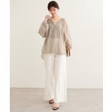 【natural couture】くるみ釦シアーブラウス | NICE CLAUP / OLIVE des OLIVE　OUTLET | 詳細画像17 