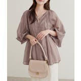 【natural couture】くるみ釦シアーブラウス | NICE CLAUP / OLIVE des OLIVE　OUTLET | 詳細画像26 