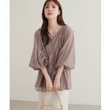 【natural couture】くるみ釦シアーブラウス | NICE CLAUP / OLIVE des OLIVE　OUTLET | 詳細画像28 