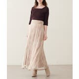 【natural couture】スクエア×ボート前後2WAYリブニット | NICE CLAUP / OLIVE des OLIVE OUTLET | 詳細画像16