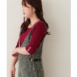 【natural couture】スクエア×ボート前後2WAYリブニット | NICE CLAUP / OLIVE des OLIVE OUTLET | 詳細画像23