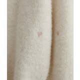 【natural couture】〈mizu〉ミニシャギーハート刺繍ニットカーデ… | NICE CLAUP / OLIVE des OLIVE　OUTLET | 詳細画像7 
