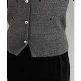 【natural couture】〈mizu〉ミニシャギーハート刺繍ニットカーデ… | NICE CLAUP / OLIVE des OLIVE　OUTLET | 詳細画像13 