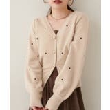 【natural couture】〈mizu〉ミニシャギーハート刺繍ニットカーデ… | NICE CLAUP / OLIVE des OLIVE　OUTLET | 詳細画像28 