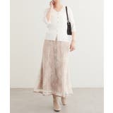 【natural couture】うす金釦ぴたリブニットカーディガン | NICE CLAUP / OLIVE des OLIVE　OUTLET | 詳細画像4 