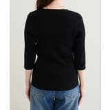 【natural couture】うす金釦ぴたリブニットカーディガン | NICE CLAUP / OLIVE des OLIVE　OUTLET | 詳細画像11 