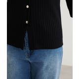 【natural couture】うす金釦ぴたリブニットカーディガン | NICE CLAUP / OLIVE des OLIVE　OUTLET | 詳細画像13 