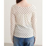 【natural couture】前後２WAYクルーネックプルオーバー | NICE CLAUP / OLIVE des OLIVE　OUTLET | 詳細画像14 