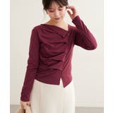 【natural couture】アシメボタンプルオーバー | NICE CLAUP / OLIVE des OLIVE　OUTLET | 詳細画像17 